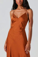 ASTR Bonney Dress in Copper