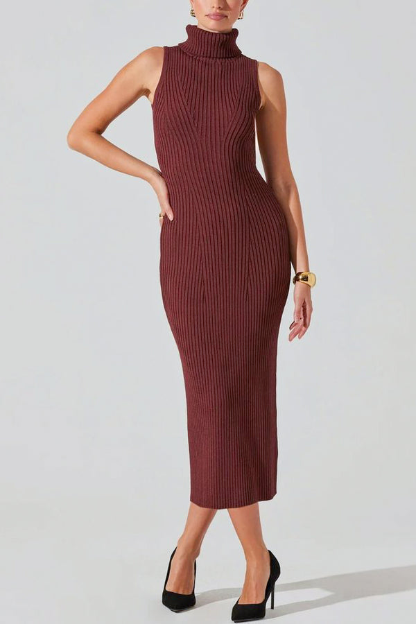 ASTR Channary Sweater Dress in Mulberry