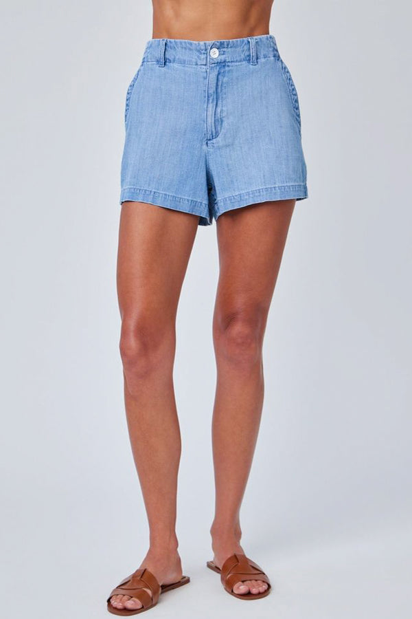 Bella Dahl Elle Playa Trouser Short in Sea Breeze