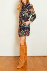 Caballero Lucy Dress in Vintage Cheetah