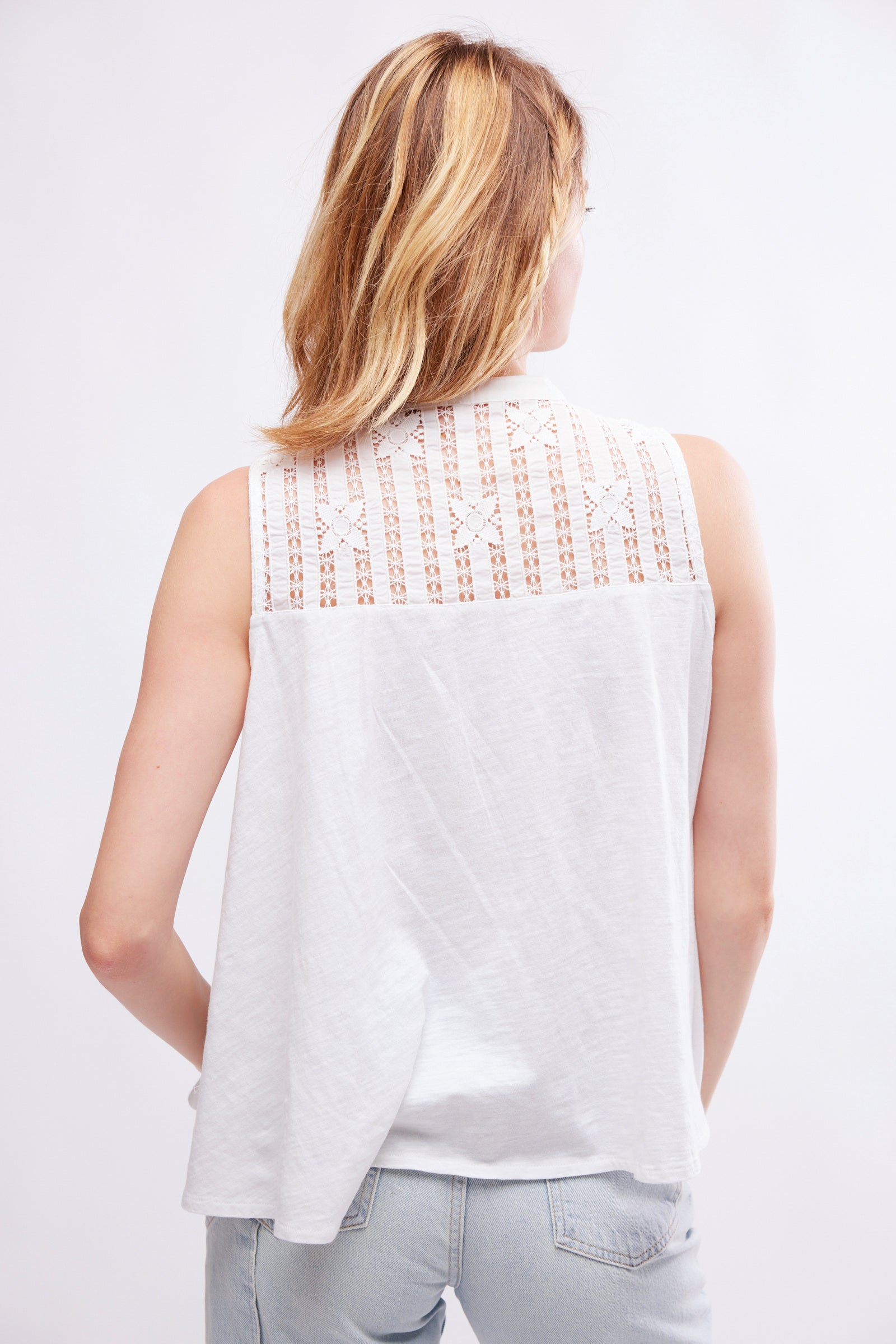 Free People Sunkissed Top in Ivory