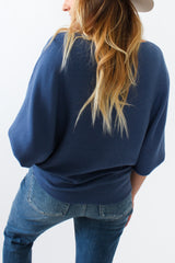 Kerisma Ryu Dolman Sweater in Stormy Blue