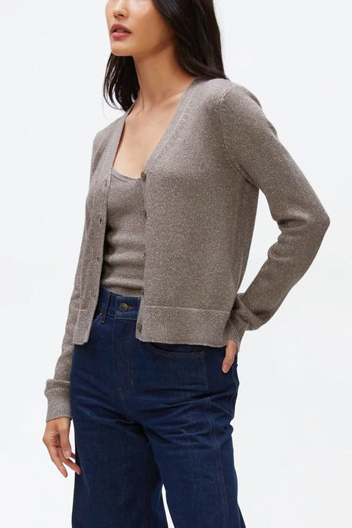 Michael Stars Ruiz Cardigan in Pewter