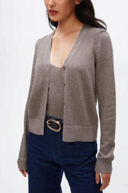 Michael Stars Ruiz Cardigan in Pewter