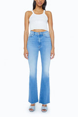 Mother Denim High Waisted Weekender Fray in Read Between The Lines