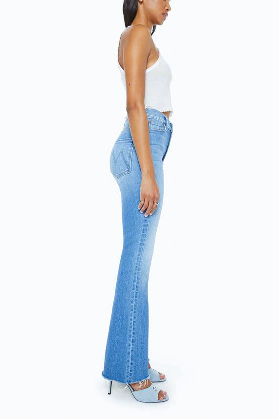 Mother Denim High Waisted Weekender Fray in Read Between The Lines