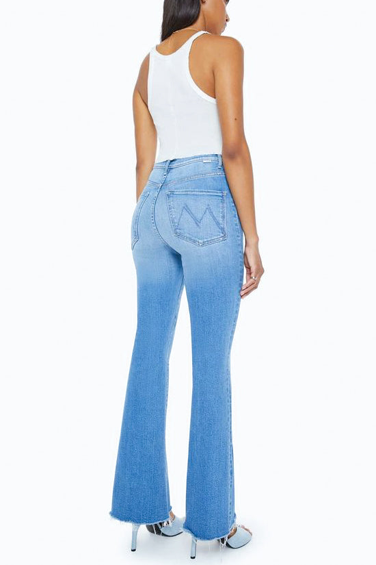 Mother Denim High Waisted Weekender Fray in Read Between The Lines