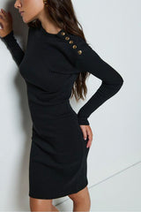 Nation Palmer Dress in Black