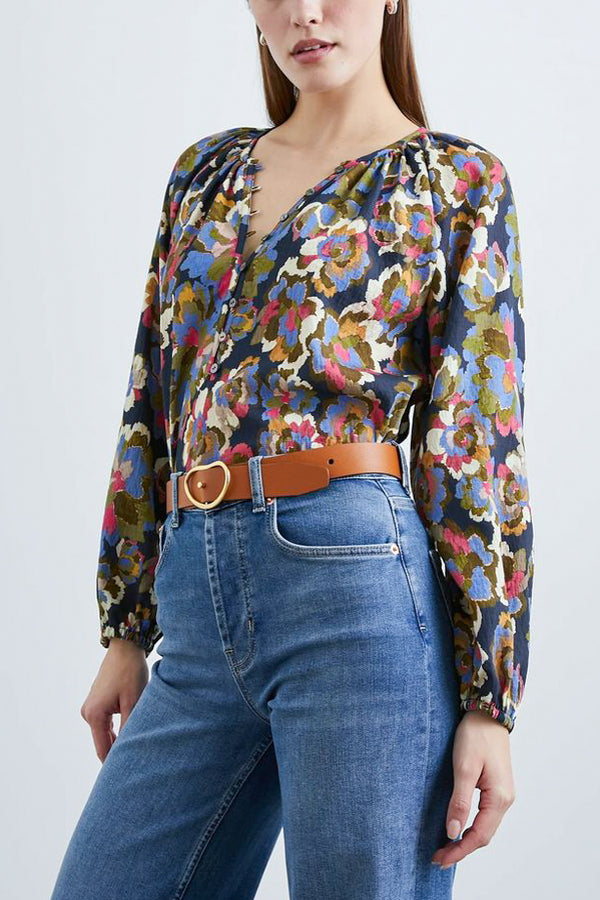 Rails Indi Top in Navy Wildflower