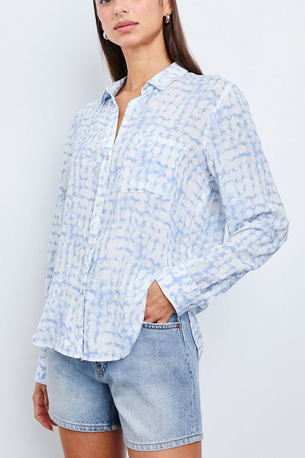 Rails Josephine Blouse in Diffused Plaid