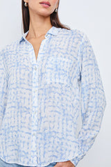 Rails Josephine Blouse in Diffused Plaid