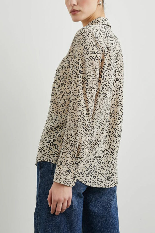 Rails Kate Top in Sand Mixed Cheetah