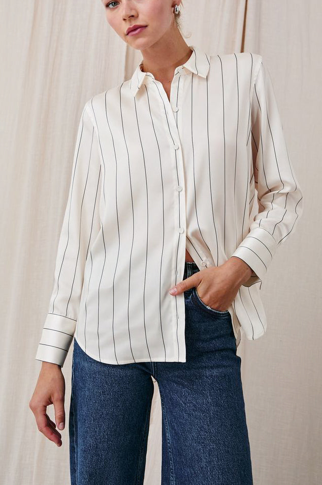 Rails Saige Blouse in Brixton Stripe