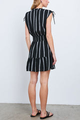 Rails Samina Dress in Ash Leno Stripe