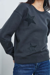 Rails Sonia Sweatshirt in Washed Black