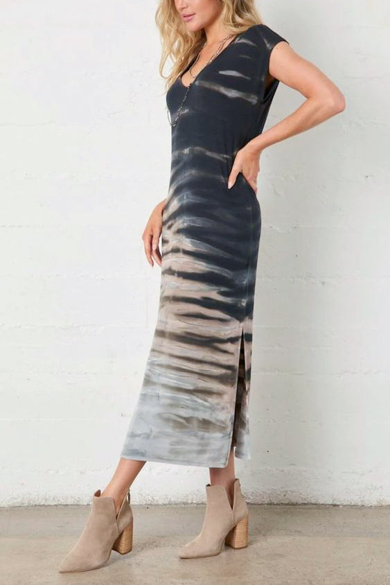 River And Sky Ecorib Montana Midi Dress in Vista