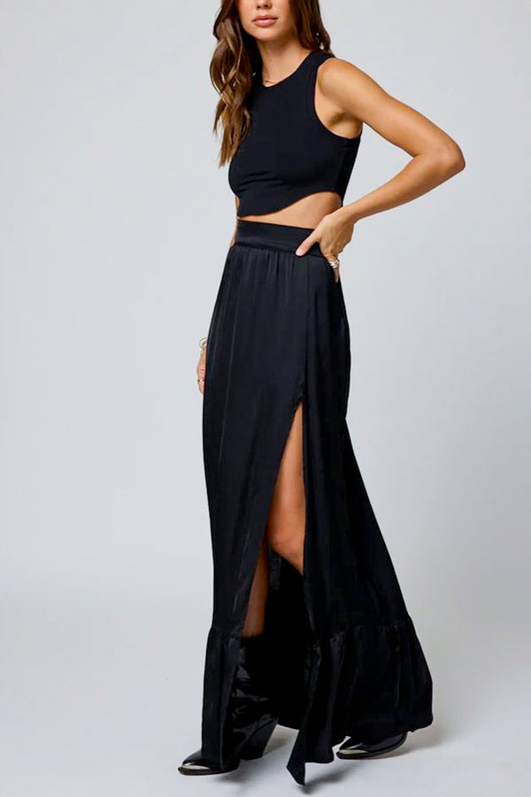 Stillwater What If Maxi Skirt in Black