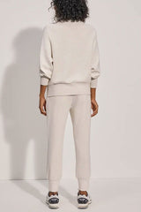 Varley The Slim Cuff Pant 27.5 in Ivory Marl