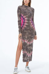 YFB Portia Dress in Clay Solar Flare