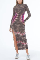 YFB Portia Dress in Clay Solar Flare