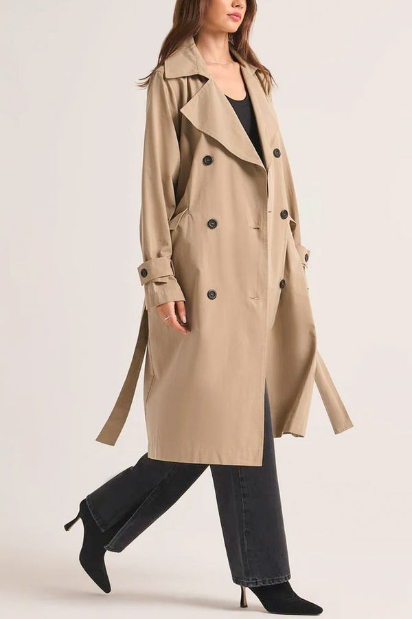 Z Supply Dorian Trench Coat in Driftwood