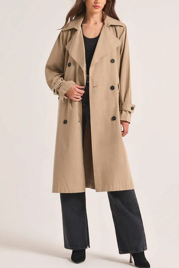 Z Supply Dorian Trench Coat in Driftwood