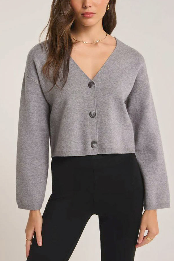 Z Supply Estelle Cardigan in Classic Heather Grey