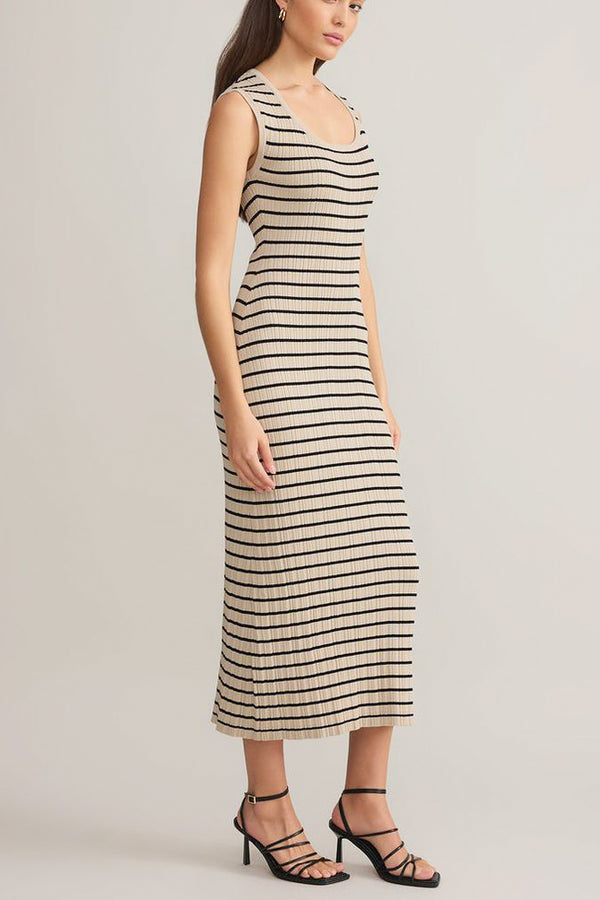 Z Supply Gisele Stripe Midi Dress