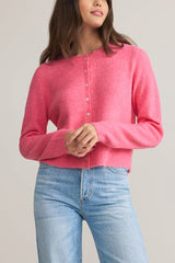 Z Supply Medina Cardigan in Disco Pink