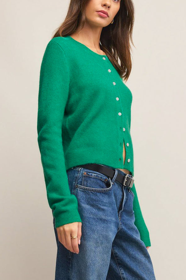 Z Supply Medina Cardigan in Lucky Green